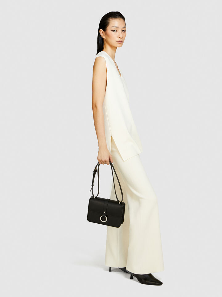 Knit vests - women's vests and sleeveless jackets - Creamy White | Sisley image number 2